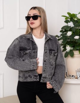 CAMPERA  DE JEANS GRIS