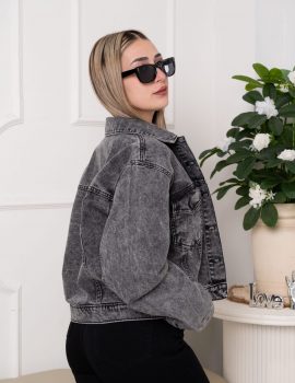 CAMPERA  DE JEANS GRIS