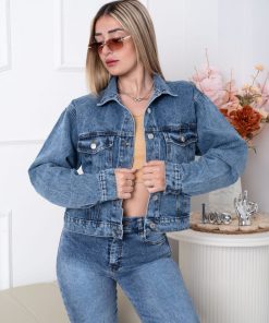 Alternative view of CAMPERA DE JEANS NEVADA