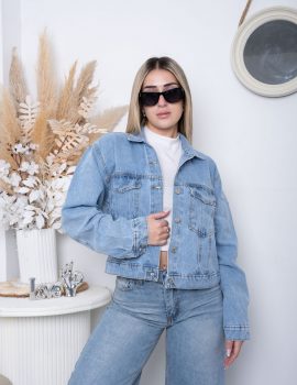 CAMPERA  DE JEANS CELESTE