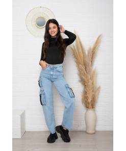 Alternative view of cargo celeste recto con cinta