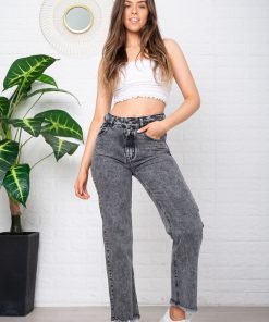 wide leg gris nevado deflecado