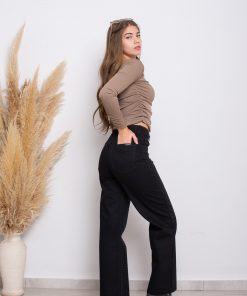 Alternative view of WIDE LEG NEGRO CON ESTRAS