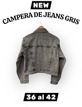 CAMPERA  DE JEANS GRIS