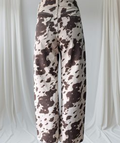 Alternative view of WIDE LEG VACA BEIGE