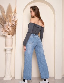 WIDE LEG NEVADO CON BIGOTE T.ALTO