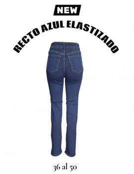 RECTO AZUL ELASTIZADO
