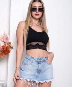 Alternative view of SHORT POLLERA AZUL NEVADA LOCALIZADA