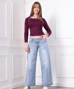 MEGA WIDE LEG  NEVADO CON BIGOTES