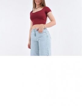 BERMUDA CELESTE LARGA T.ALTO