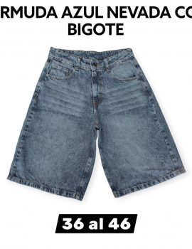 BERMUDA AZUL NEVADA CON BIGOTE