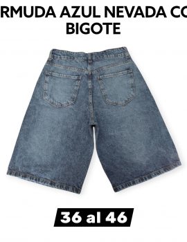 BERMUDA AZUL NEVADA CON BIGOTE