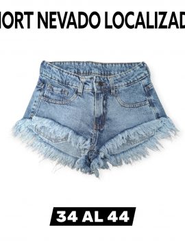 SHORT NEVADO LOCALIZADO T.BAJO