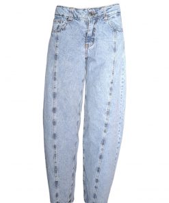 BAGGY CON RECORTE NEVADO CLARO T.BAJO