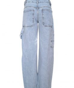 Alternative view of BAGGY CARPINTERO CELESTE CON REGULADOR