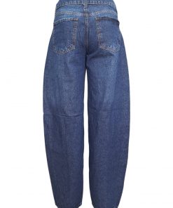 Alternative view of BAGGY AZUL CON RECORTE T.BAJO